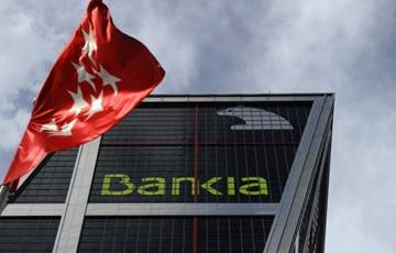 Le siège de Bankia le 25 mai 2012 à Madrid